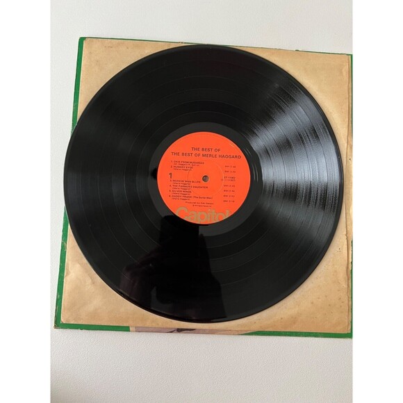 The Best of The Best of Merle Haggard LP 1972 Capitol ST-11082 VG - Picture 4 of 7